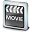File Movie Clip Icon 32x32 png